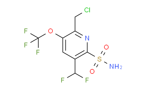 AM230891 | 1805184-61-5 | 2-(Chloromethyl)-5-(difluoromethyl)-3-(trifluoromethoxy)pyridine-6-sulfonamide