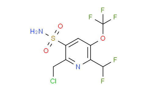 AM230892 | 1803994-36-6 | 2-(Chloromethyl)-6-(difluoromethyl)-5-(trifluoromethoxy)pyridine-3-sulfonamide