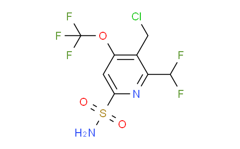 AM230893 | 1805239-40-0 | 3-(Chloromethyl)-2-(difluoromethyl)-4-(trifluoromethoxy)pyridine-6-sulfonamide