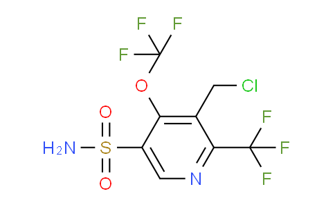 AM230897 | 1806783-83-4 | 3-(Chloromethyl)-4-(trifluoromethoxy)-2-(trifluoromethyl)pyridine-5-sulfonamide
