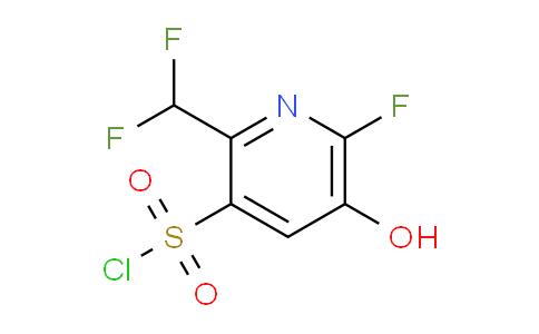 AM230957 | 1805479-79-1 | 2-(Difluoromethyl)-6-fluoro-5-hydroxypyridine-3-sulfonyl chloride