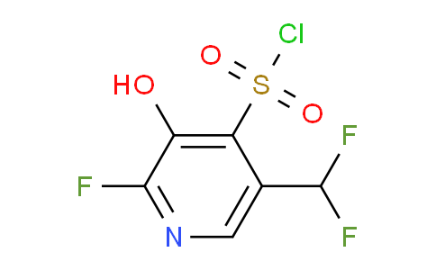 5-(Difluoromethyl)-2-fluoro-3-hydroxypyridine-4-sulfonyl chloride