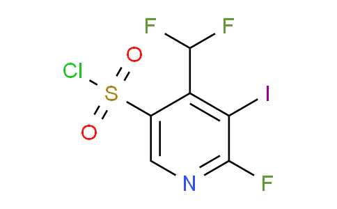 AM230989 | 1805477-10-4 | 4-(Difluoromethyl)-2-fluoro-3-iodopyridine-5-sulfonyl chloride