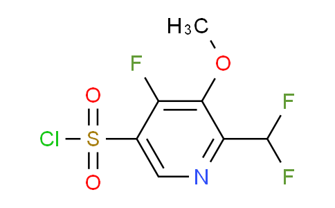 2-(Difluoromethyl)-4-fluoro-3-methoxypyridine-5-sulfonyl chloride