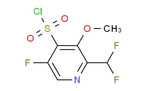 2-(Difluoromethyl)-5-fluoro-3-methoxypyridine-4-sulfonyl chloride