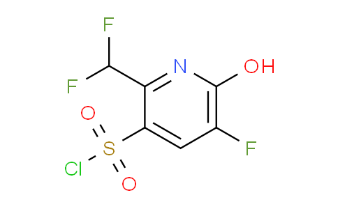 AM231012 | 1806878-31-8 | 2-(Difluoromethyl)-5-fluoro-6-hydroxypyridine-3-sulfonyl chloride