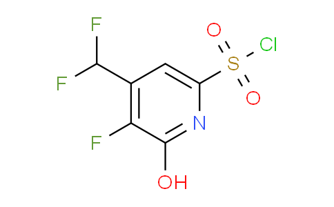 4-(Difluoromethyl)-3-fluoro-2-hydroxypyridine-6-sulfonyl chloride