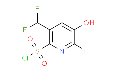 5-(Difluoromethyl)-2-fluoro-3-hydroxypyridine-6-sulfonyl chloride