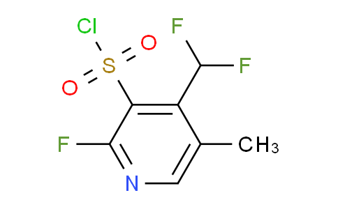 AM231107 | 1805534-43-3 | 4-(Difluoromethyl)-2-fluoro-5-methylpyridine-3-sulfonyl chloride