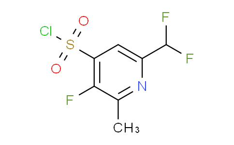 6-(Difluoromethyl)-3-fluoro-2-methylpyridine-4-sulfonyl chloride