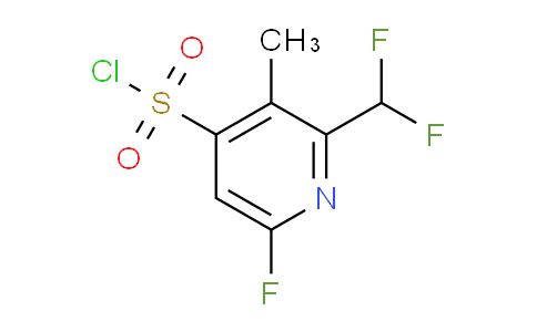 2-(Difluoromethyl)-6-fluoro-3-methylpyridine-4-sulfonyl chloride