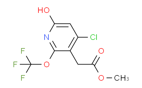 Methyl 4-chloro-6-hydroxy-2-(trifluoromethoxy)pyridine-3-acetate