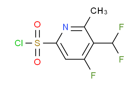 3-(Difluoromethyl)-4-fluoro-2-methylpyridine-6-sulfonyl chloride