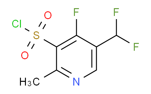 5-(Difluoromethyl)-4-fluoro-2-methylpyridine-3-sulfonyl chloride