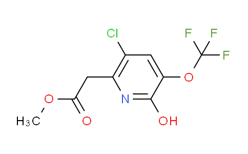 AM23118 | 1803673-30-4 | Methyl 5-chloro-2-hydroxy-3-(trifluoromethoxy)pyridine-6-acetate