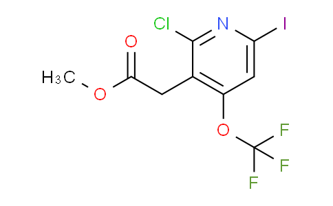 Methyl 2-chloro-6-iodo-4-(trifluoromethoxy)pyridine-3-acetate
