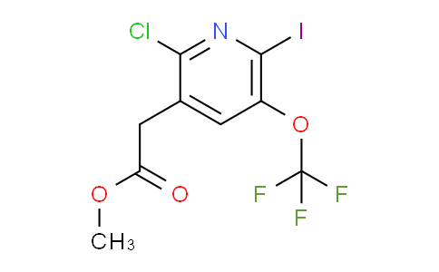Methyl 2-chloro-6-iodo-5-(trifluoromethoxy)pyridine-3-acetate