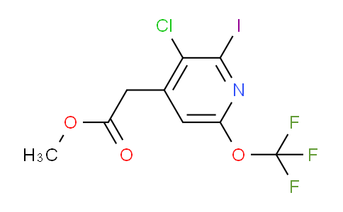 AM23130 | 1804659-85-5 | Methyl 3-chloro-2-iodo-6-(trifluoromethoxy)pyridine-4-acetate
