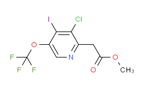 Methyl 3-chloro-4-iodo-5-(trifluoromethoxy)pyridine-2-acetate