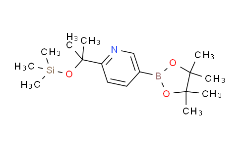 AM231352 | 1228014-10-5 | 5-(4,4,5,5-Tetramethyl-1,3,2-dioxaborolan-2-yl)-2-(2-((trimethylsilyl)oxy)propan-2-yl)pyridine