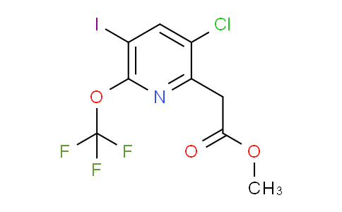 Methyl 3-chloro-5-iodo-6-(trifluoromethoxy)pyridine-2-acetate