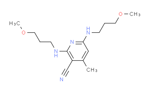 AM231378 | 51560-72-6 | 2,6-Bis((3-methoxypropyl)amino)-4-methylnicotinonitrile
