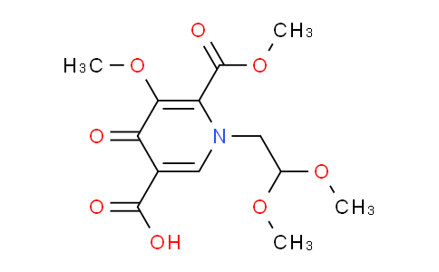 AM231381 | 1335210-23-5 | 1-(2,2-Dimethoxyethyl)-5-methoxy-6-(methoxycarbonyl)-4-oxo-1,4-dihydropyridine-3-carboxylic acid