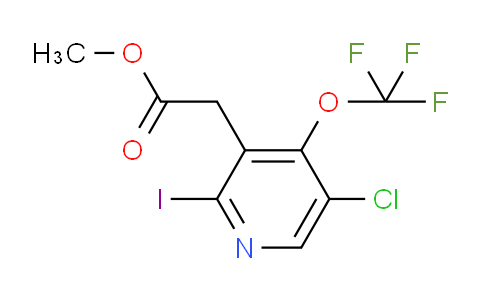 Methyl 5-chloro-2-iodo-4-(trifluoromethoxy)pyridine-3-acetate