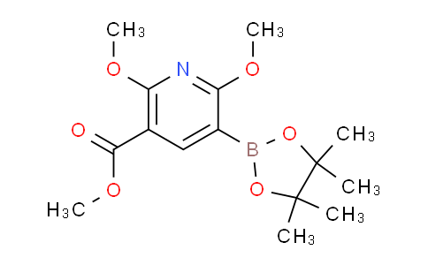 AM231530 | 1220423-76-6 | Methyl 2,6-dimethoxy-5-(4,4,5,5-tetramethyl-1,3,2-dioxaborolan-2-yl)nicotinate