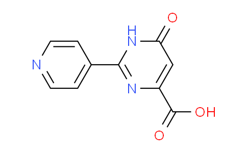 6-Oxo-2-(pyridin-4-yl)-1,6-dihydropyrimidine-4-carboxylic acid