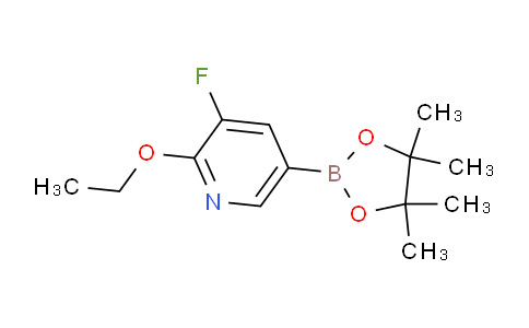 2-Ethoxy-3-fluoro-5-(4,4,5,5-tetramethyl-1,3,2-dioxaborolan-2-yl)pyridine