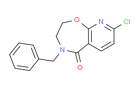 4-Benzyl-8-chloro-3,4-dihydropyrido[3,2-f][1,4]oxazepin-5(2H)-one