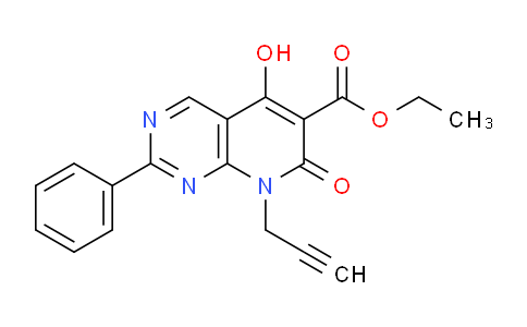 Ethyl 5-hydroxy-7-oxo-2-phenyl-8-(prop-2-yn-1-yl)-7,8-dihydropyrido[2,3-d]pyrimidine-6-carboxylate