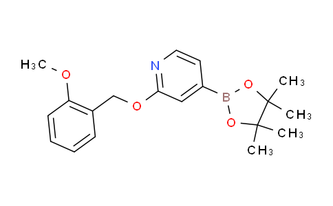2-((2-Methoxybenzyl)oxy)-4-(4,4,5,5-tetramethyl-1,3,2-dioxaborolan-2-yl)pyridine