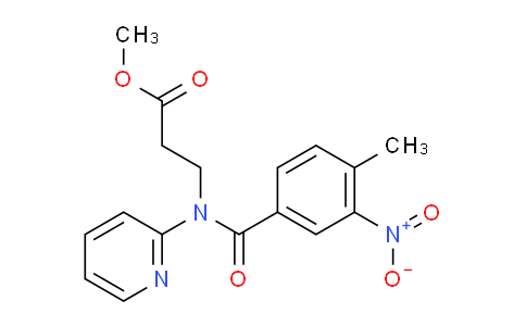 AM232041 | 694517-54-9 | Methyl 3-(4-methyl-3-nitro-N-(pyridin-2-yl)benzamido)propanoate