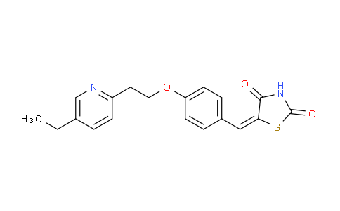 AM232044 | 144809-28-9 | 5-(4-(2-(5-Ethylpyridin-2-yl)ethoxy)benzylidene)thiazolidine-2,4-dione