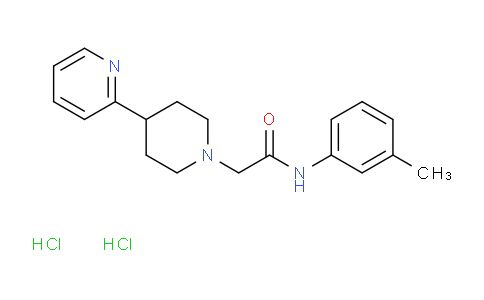 AM232060 | 1347744-96-0 | 2-(4-(Pyridin-2-yl)piperidin-1-yl)-N-(m-tolyl)acetamide dihydrochloride