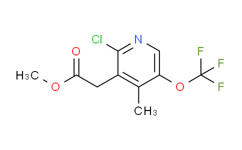 Methyl 2-chloro-4-methyl-5-(trifluoromethoxy)pyridine-3-acetate