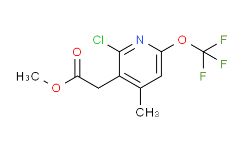 Methyl 2-chloro-4-methyl-6-(trifluoromethoxy)pyridine-3-acetate