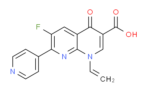 AM232100 | 90679-48-4 | 6-Fluoro-4-oxo-7-(pyridin-4-yl)-1-vinyl-1,4-dihydro-1,8-naphthyridine-3-carboxylic acid