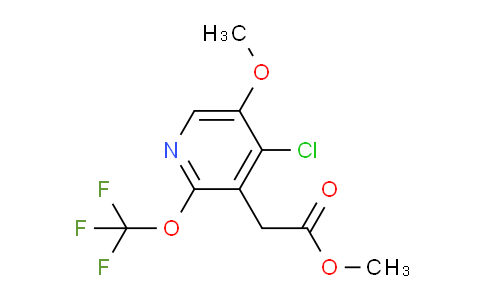 Methyl 4-chloro-5-methoxy-2-(trifluoromethoxy)pyridine-3-acetate