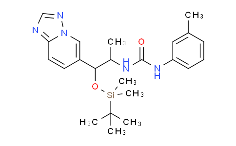 AM232127 | 1043907-98-7 | 1-(1-([1,2,4]Triazolo[1,5-a]pyridin-6-yl)-1-((tert-butyldimethylsilyl)oxy)propan-2-yl)-3-(m-tolyl)urea
