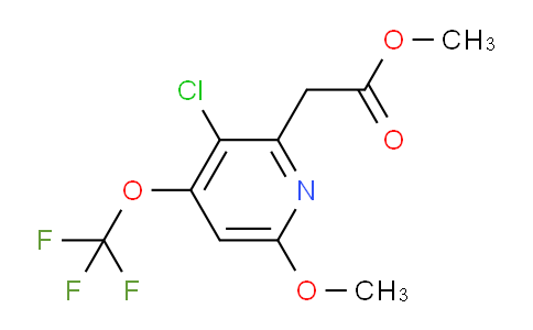 Methyl 3-chloro-6-methoxy-4-(trifluoromethoxy)pyridine-2-acetate