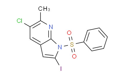 AM232168 | 1227267-09-5 | 5-Chloro-2-iodo-6-methyl-1-(phenylsulfonyl)-1H-pyrrolo[2,3-b]pyridine