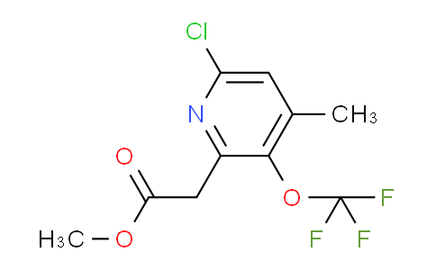 Methyl 6-chloro-4-methyl-3-(trifluoromethoxy)pyridine-2-acetate