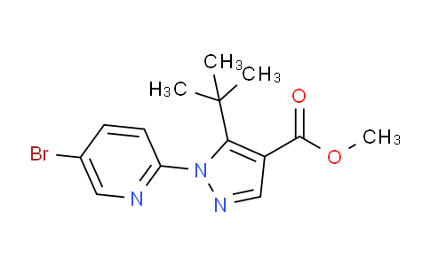 AM232193 | 1150164-28-5 | Methyl 1-(5-bromopyridin-2-yl)-5-(tert-butyl)-1H-pyrazole-4-carboxylate