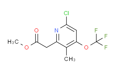 Methyl 6-chloro-3-methyl-4-(trifluoromethoxy)pyridine-2-acetate