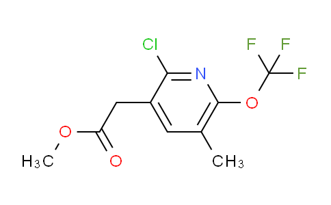 Methyl 2-chloro-5-methyl-6-(trifluoromethoxy)pyridine-3-acetate