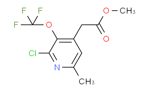 Methyl 2-chloro-6-methyl-3-(trifluoromethoxy)pyridine-4-acetate
