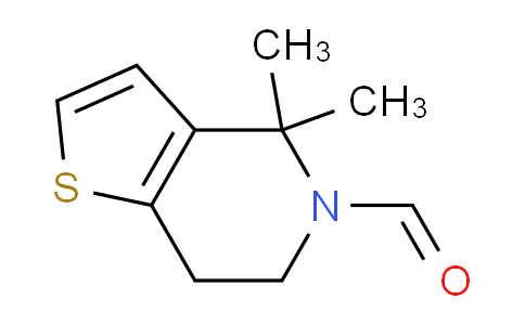 4,4-Dimethyl-6,7-dihydrothieno[3,2-c]pyridine-5(4H)-carbaldehyde